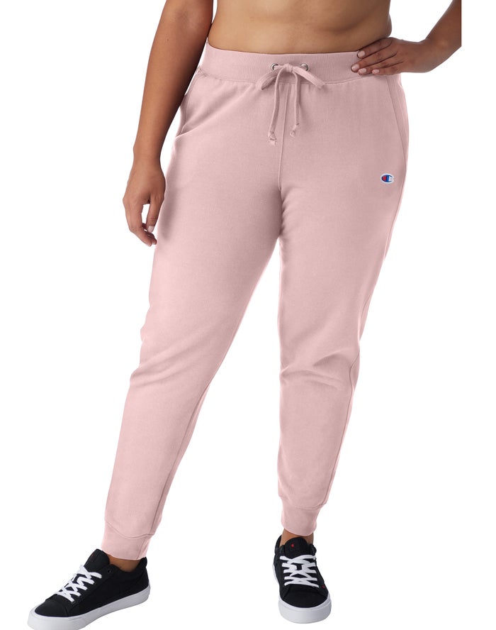 Champion Plus Powerblend Fleece Kadın Joggers Pembe ( FUGCXE908 )